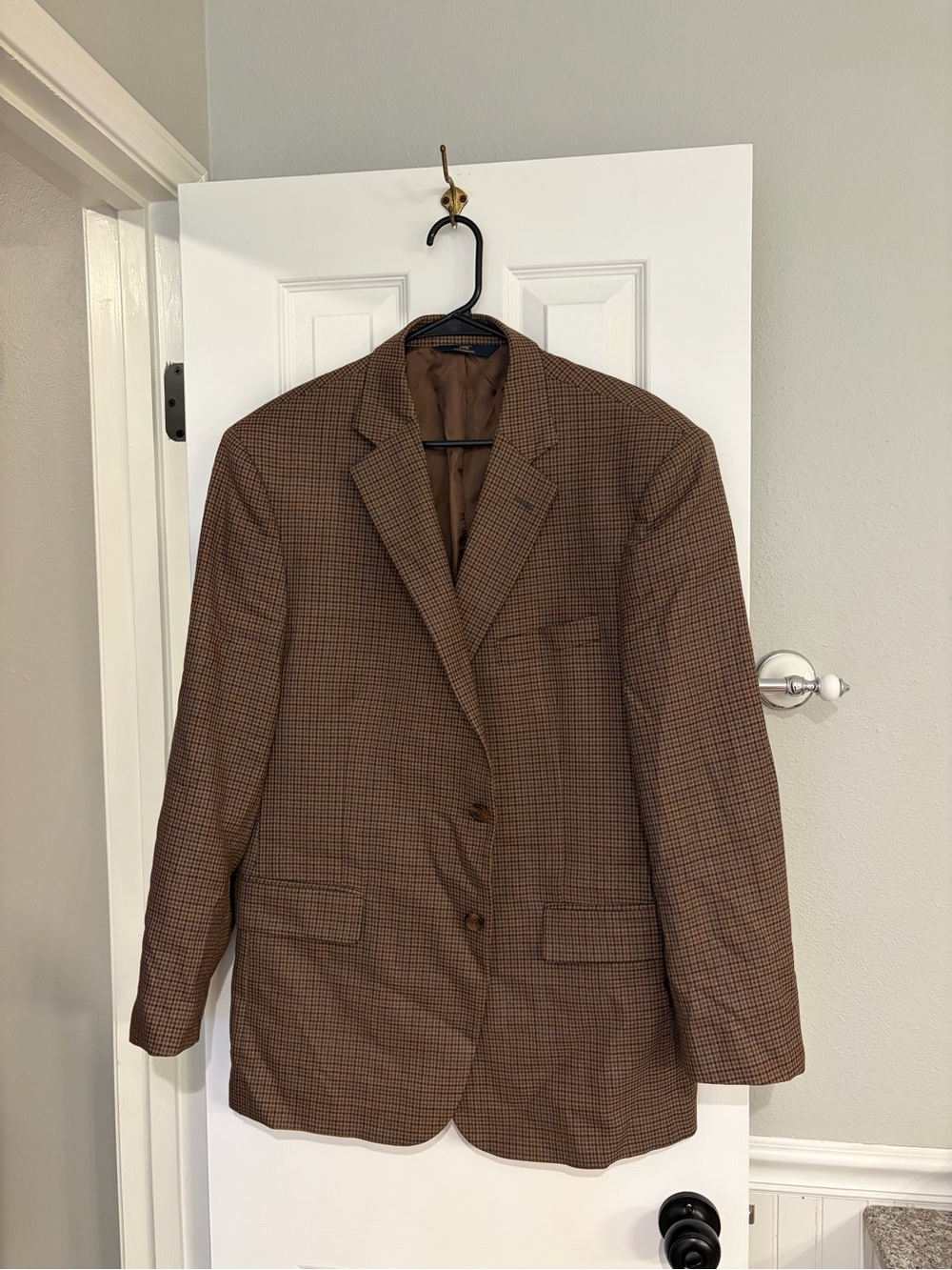 Brooks Brothers Madison Fit Houndstooth Blazer 44R